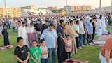 صلاة العيد في ساحة نادي المنيا الجديدة (7)