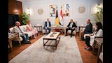 لقاء محافظ جنوب سينا و سفير بلجيكا