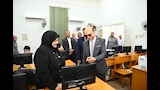 رئيس جامعة أسيوط يتابع معامل التنسيق (1)
