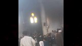 حريق داخل مسجد