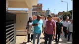 محافظ المنيا يتفقد محطة صرف صحي بقرية بردنوها 