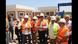 محافظ القليوبية يتفقد محطة معالجة صرف صحي نامول