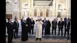 رئيس الشئون الدينية التركي يرفع الأذان من مسجد مصر بالعاصمة الإدارية
