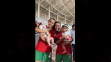 احتفال لاعبتي المغرب مع أطفالهما (3)