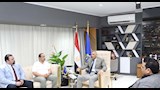 اجتماع محافظ أسوان مع مساعد وزير الصحة للمشروعات القومية 