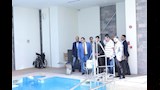 وزير الشباب والرياضة يتفقد مستشفى المحور