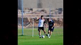 ناصر منسي من تدريبات الزمالك اليوم