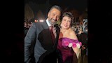 لبلبة وكريم عبدالعزيز من حفل زفاف عادل رامي إمام