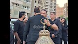 رضا البحراوي يصل عزاء احمد عامر (2)