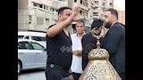 حمادة الليثي في عزاء أحمد عامر