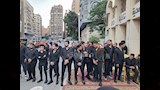 حمادة الليثي ومطربي المهرجانات الشعبية في عزاء أحمد عامر (2)