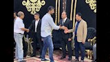 مهند مجدي من عزاء والد العامري فاروق (1)