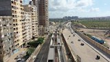 تصوير جوي لأعمال مترو الإسكندرية (2)