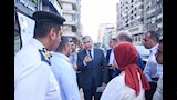 محافظ الإسكندرية يتفقد أعمال توسعة طريق أبو قير