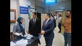 رئيس جامعة بنها يتفقد المستشفى الجامعي