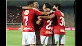 احتفال لاعبي الأهلي بهدف زيزو