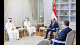  السيسي يستقبل وزير خارجية قطر (3)