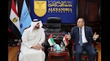 وفد إماراتي يزور جامعة الإسكندرية (6)
