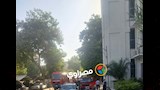 حريق مستشفى الطلبة بأسيوط