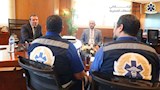 رئيس هيئة الإسعاف يكرم مسعفين (3)