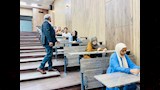 جولة لقيادات جامعة حلوان التكنولوجية لمتابعة امتحا