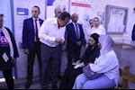 زيارة مفاجئة- وزير الصحة يتفقد مستشفى الشروق المركزي