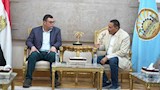 جانب من لقاء المهندس شريف الشربيني بمحافظ مطروح