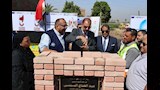 سراج يضع حجر أساس مشروع صرف (2)