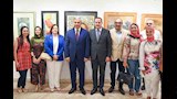 محافظ الإسكندرية يفتتح معرضًا فنيًا (9)