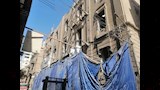 انهيار عقار على العمال أثناء إزالته بالمنصورة (9)