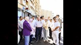 محافظ الإسكندرية يتفقد كوبري محمد نجيب (1)