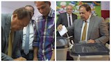 أبو العينين يدلي بصوته في انتخابات ''الشيوخ'' 