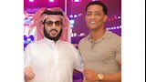 محمد رمضان وتركي آل الشيخ