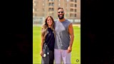 أحمد حسام ميدو وزوجته يسرا الليثي