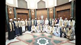 استقبل فضيلة الإمام الأكبر الدكتور أحمد الطيب، شيخ الأزهر  مجموعة من الطلاب الوافدين