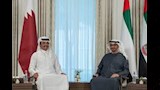 أمير قطر ورئيس الإمارات