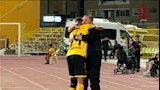خلال مباراة القادسية والنصر 
