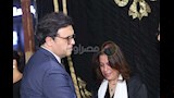 احمد فؤاد هنو وزير الثقافة يصل عزاء ارملة الموسيقار سيد مكاوي