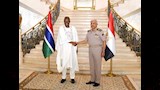 الفريق أول عبدالمجيد صقر يلتقي وزير الدفاع لجمهورية جامبيا