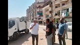 حملة مكبرة تزيل 400 طن قمامة ومخلفات بحي شرق في أسوان (1)