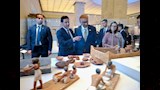 رئيس جمهورية سنغافورة يزور المتحف القومي للحضارة المصرية (2)