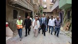 محافظ القليوبية يتابع رصف شوارع أتريب ببنها بـالإنترلوك (3)