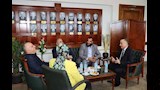 وفد ليبي يزور جامعة الإسكندرية (7)