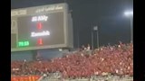 جماهير الأهلي تشعل ستاد القاهرة بعد هدف التعادل في شباك الزمالك