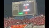 جماهير الأهلي تشعل ستاد القاهرة بعد هدف التعادل في شباك الزمالك 