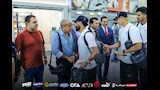 وزير الرياضة مع لاعبي منتخب مصر 
