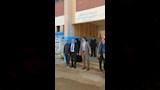 فريق النيابة يعاين مدرسة 