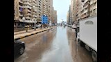 أمطار غزيرة في الإسكندرية 
