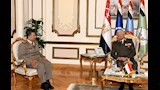 وزير الدفاع يلتقى وفد من الاتحاد العربي للرياضة العسكرية (6)