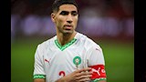 أشرف حكيمي لاعب منتخب المغرب